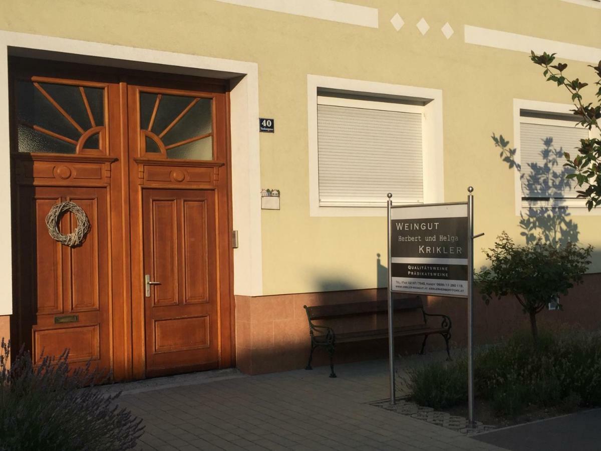 Apartamento Weingut Krikler Weiden am See Exterior foto